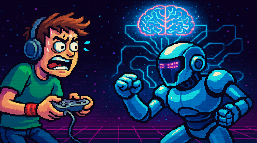 Ctrl+Alt+Defeat: Noob vs. Neural Net